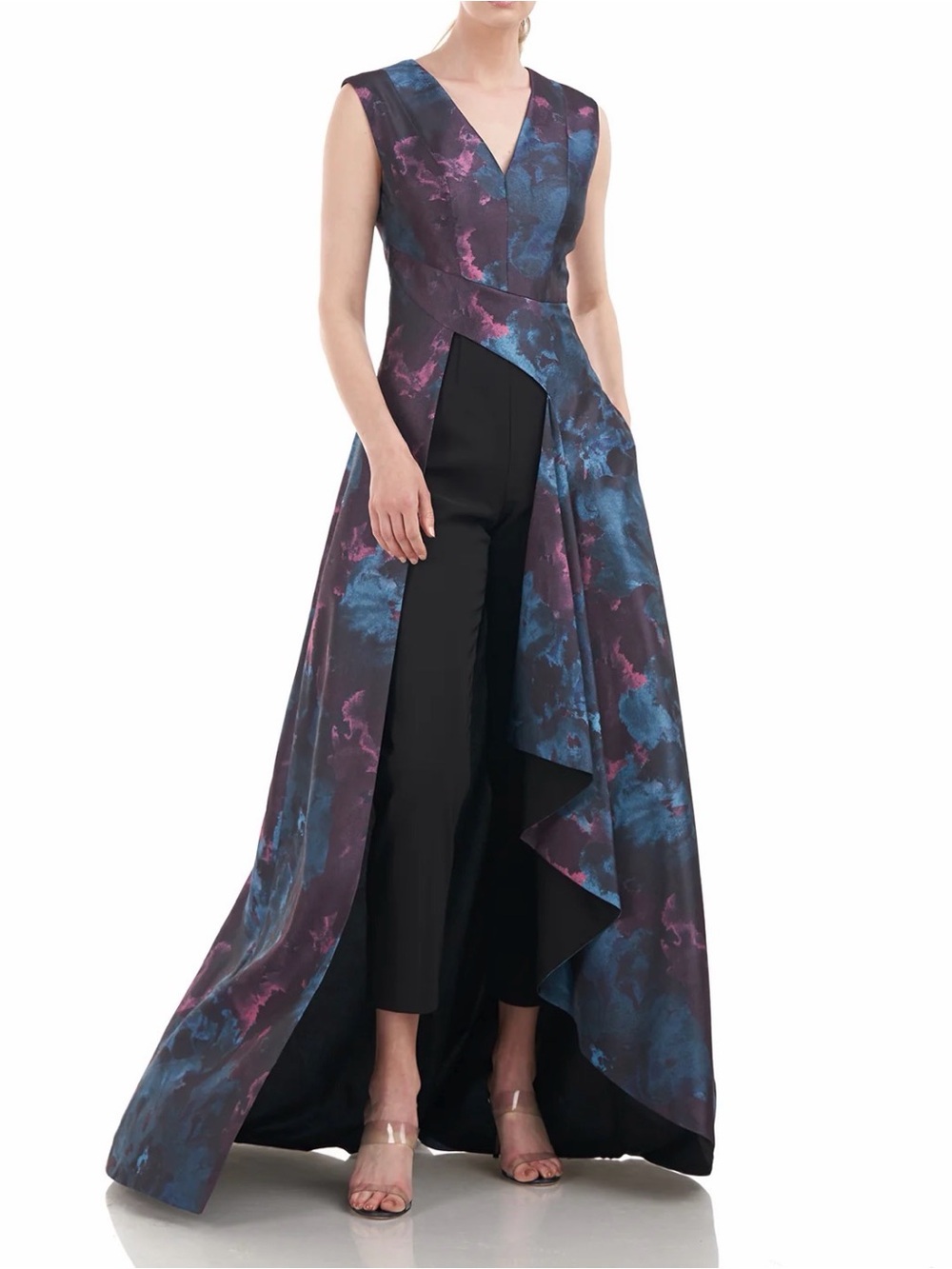 KAY UNGER Sidney walk Thru jumpsuit nwt
